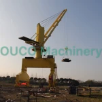 OUCO Marine/20T30M Mobile Hydraulic Portal Crane For Pier Shipyard