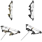 Outdoor 20-70lb Right Hand Black/Camouflage Compound Bow Archery Compound Bow Set for Outdoor Archery Hunting Shooting