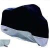outdoor all weason black waterproof pu universal fit large lightweight motorcycle cover