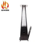 Outdoor fireplace heater gas fire pit