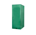 Outdoor Large Waterproof Single Door Steel Bike Storage Shed Cabinet