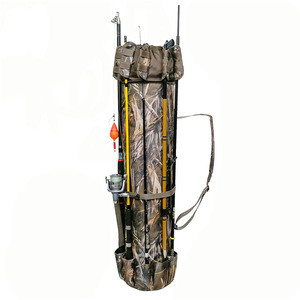 Outdoor Oxford Fly Rod Carrier Fishing Reel Organizer Pole Storage Bag for Traveling