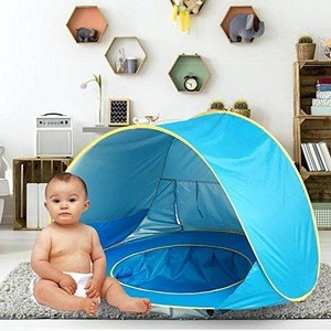 Outdoor Protective Portable Sun Shelter Pop Up Baby Beach Tent