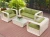 Import Outdoor Sofa Set Indoor Patio Garden Lawn Furniture White PE Rattan Wicker Sofa Set from China