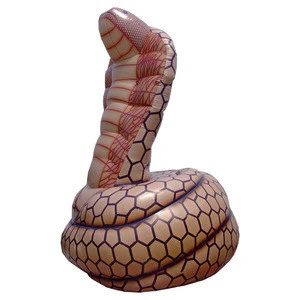 Outdoors lifelike snake model for advertising the directly sale