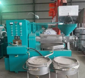 palm oil screw press YZ125 small scale palm kernel oil processing machine,screw press oil extraction machine