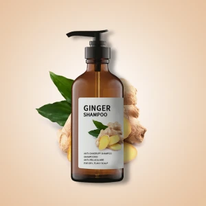 Parabens free sulphate free natural ginger anti hair loss shampoo,hair loss treatment conditioner shampoo