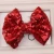 Import Party Festival Baby Girls Sparkling Bowknot Hairpin Bling Sparkle Glitter Sequins Hair Bows Hair Clips Hairgrips for Kids Girls from China