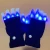Import Party Supplies Rave Flashing Finger Kids Children Toys Lighting Mittens Magic Black Luminous Light Up LED Gloves from China