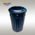 Import Perforated galvanized dustbin/outdoor iron dustbins/metal street waste bin from China