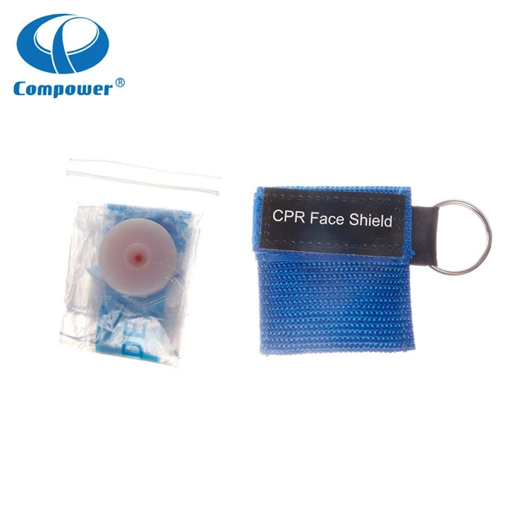 Personalize Cpr Face Shield Keychain Mask