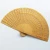 Import Personalized High Quality Luxury Hand Black Wooden Natural Ribs Hand Fan For Weddings from China