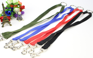 Pet Accessories Double V Shape Collar Leashes Couple 2 Way 2 In 1 Nylon Walking Double Dog Lead