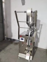 piston pump measuring seafood condiment/milk/ketchup pouch packing machine