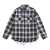 Import Plaid flannel shirt custom high quality cotton mens screen printing long sleeves oversized fuzzy wool plaid flannel shirt from China