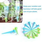 Plant Waterer Self Watering Spikes System Automatic Vacation Drip Irrigation Watering Devices with Slow Release Control Valve