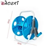 plastic garden 20 m receive roll flat hose reels Retractable garden hose reel