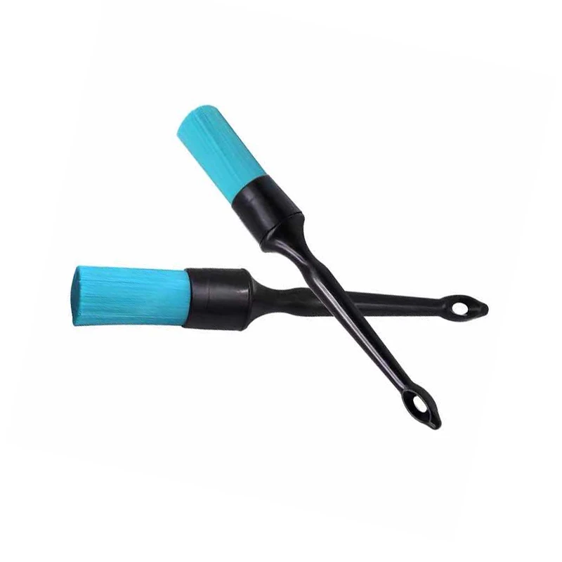 Plastic Handle  blue bristles Car Detailing Cleaning  Brush