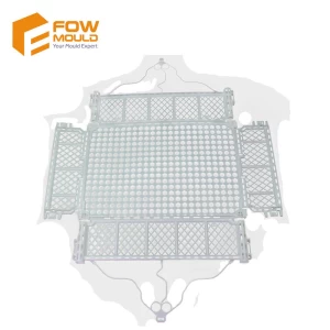 Plastic injection folding crate plastic box mould for light fruit and mushroom