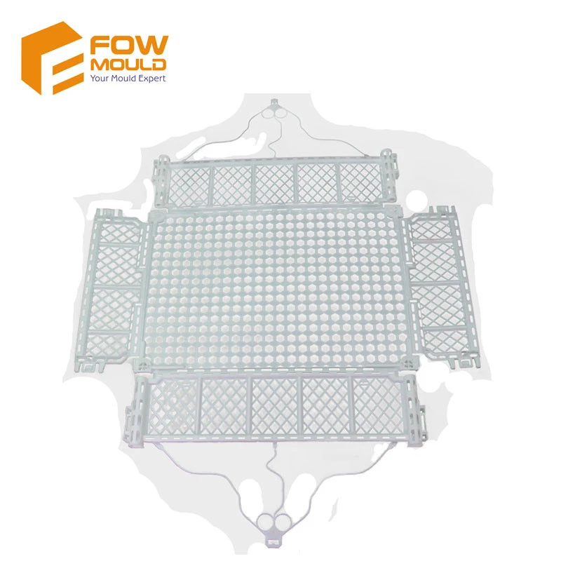 Plastic injection folding crate plastic box mould for light fruit and mushroom