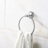 Plastic Wall Mounted Bathroom Nickel Hand Towel Ring