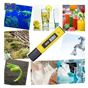 Pocket Size Water Quality pH Tester for Household Drinking Water, Hydroponics, Aquariums, Swimming Pools Digital PH Meter