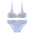 Import Polyamide nylonpatchwork solid color  push up sexy skinny style woman bra set underwear from China