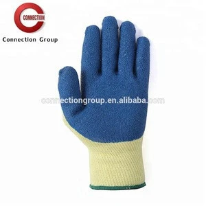 Poly/Cotton Knitted Glove with Latex Rubber Coated for Protective