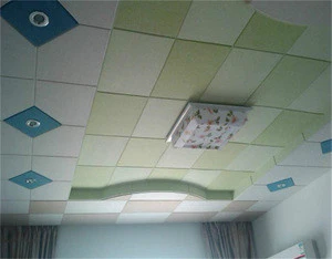 Polyester fiber soundproof interior wall ceiling acoustic board