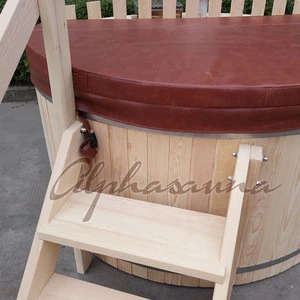 Popular Finland Pine Wood fired hot tub for sale