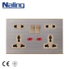 Popular Items 13A Double switch 5 Pin Multifunction Wall Socket