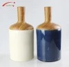 Porcelain flower wholesale home goods wine shape outdoor decorative gold vases for wedding centerpieces