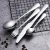 Import portable 18/10 stainless steel travel utensil set travel cutlery set with case outdoor camping cutlery cases from China