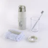 Portable 7 in 1 travel bottles set mini with shampoo bottle toothbrush storage travel kits sub bottle set