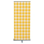 Portable big base aluminium  metal roll up banner display stand fabric pull up standee for promotion