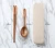 Import Portable cutlery set wooden spoon fork chopsticks travel dinner set Utensils Set Reusable Flatware from China