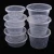 Import pp take away packing transparent round microwave safe  mini small disposable pp plastic round container with lids from China