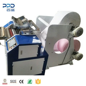 PPD-PRTG01 Auto 2 Ply/two roll Thermal FAX ATM POS Medical Report Paper Roll Slitting Rewinding Machine