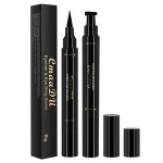 Private Label double head eyeliner wing stamp waterproof long lasting liquid stamp seal eyeliner pen