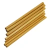 Professional bamboo products supplier biodegradable corn fiber reusable yellow bamboo straw