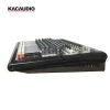 Professional digital echo karaoke player 12 channel powered mixer