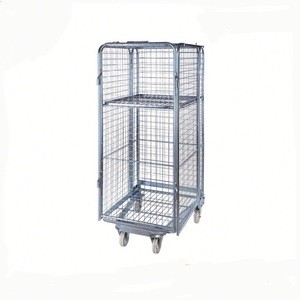 Professional Medium Duty Transport Industrial Collapsible Warehouse Roll Container With Great Price