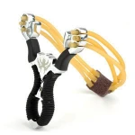 Professional outdoor stainless steel slingshot powerful shooting catapult