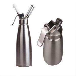 Professional Whipped Cream Dispenser Stainless Steel you get 3 Decorating Nozzles Cream Whipper