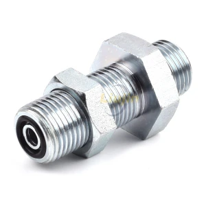 Promotion orfs o-ring bulkhead male hydraulic nipple connector hose adapter