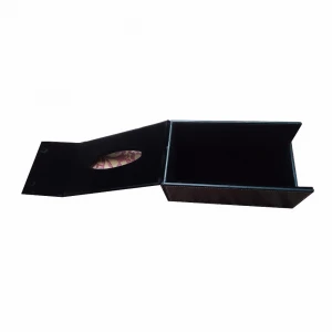 PU leather creative and fancy folding tissue box
