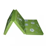 Purple Foldable Baby 3-Folding Mattress Travel Cot Mattress Baby Playpen Mattress