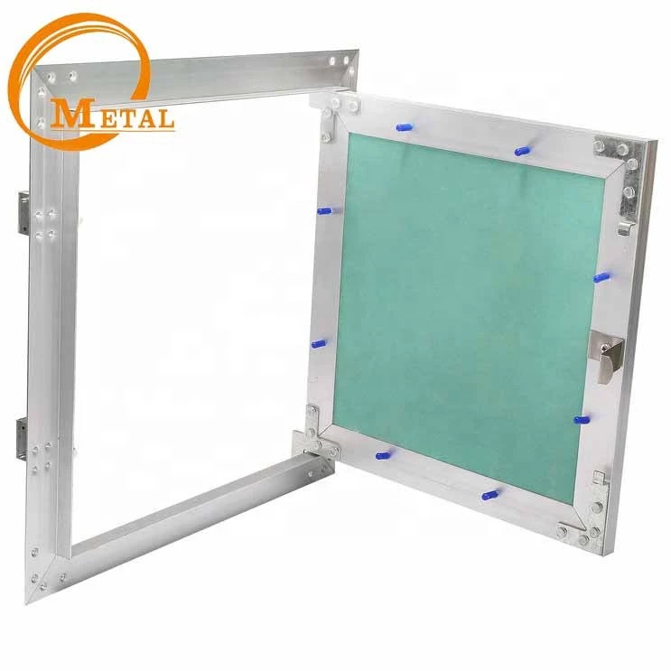 Push Lock Plasterboard Inlay Light Aluminum Drywall Access Panel