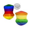 Rainbow flag gay pride neck gaiter seamless scarf bandana for sale