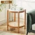 Import Rattan round side table with solid wood and glass home furniture modern simple design high quality End Table wholesale price from China